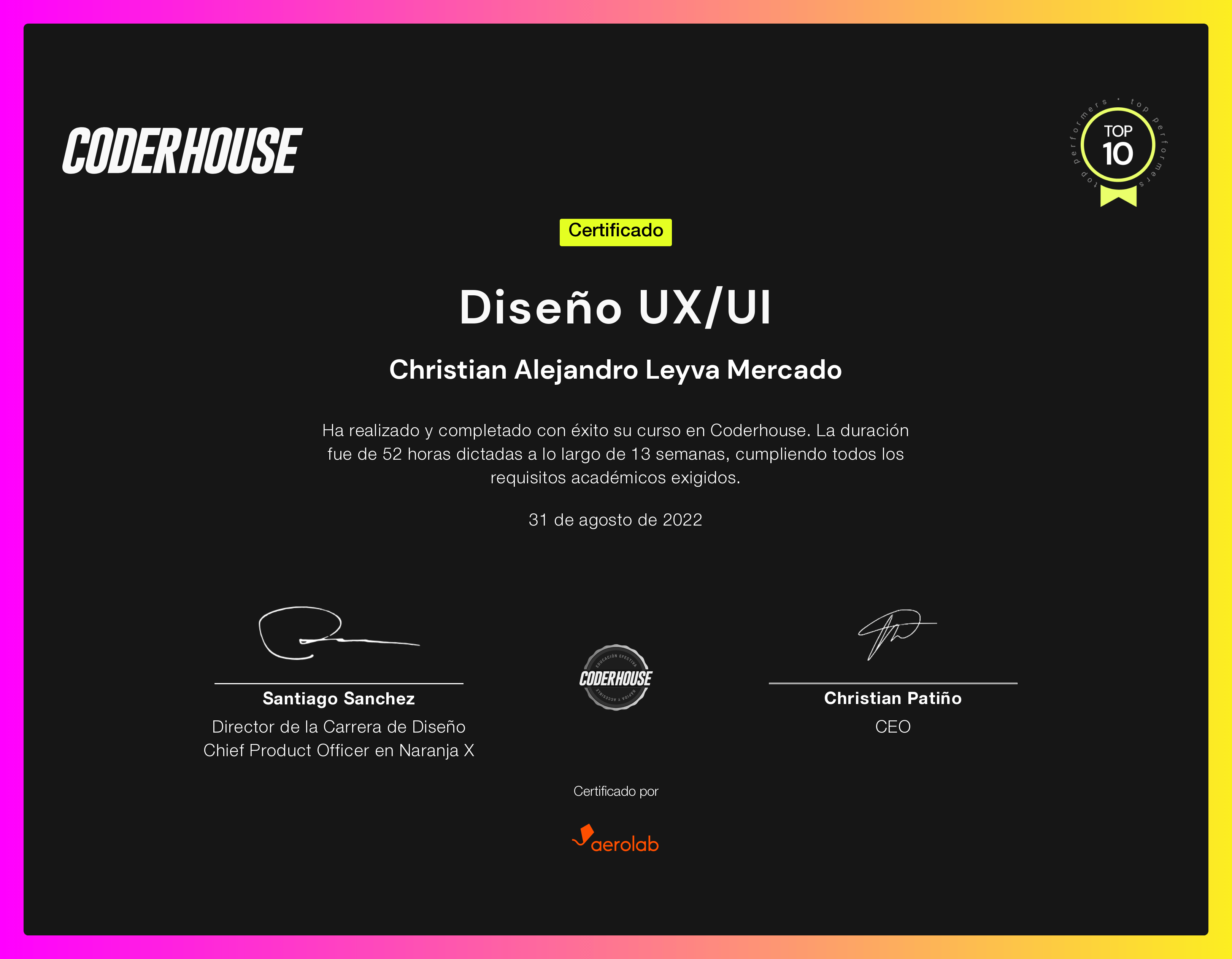 UX/UI Certification image